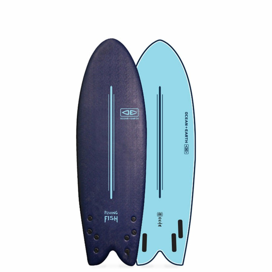 Soft Boards * | Online Store Flying Fish Ezi Rider 5'8 Quad