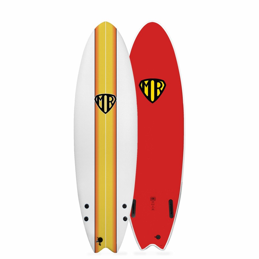 Soft Boards * | Top Sell Mr Ezi-Rider Twin Fin 6'6