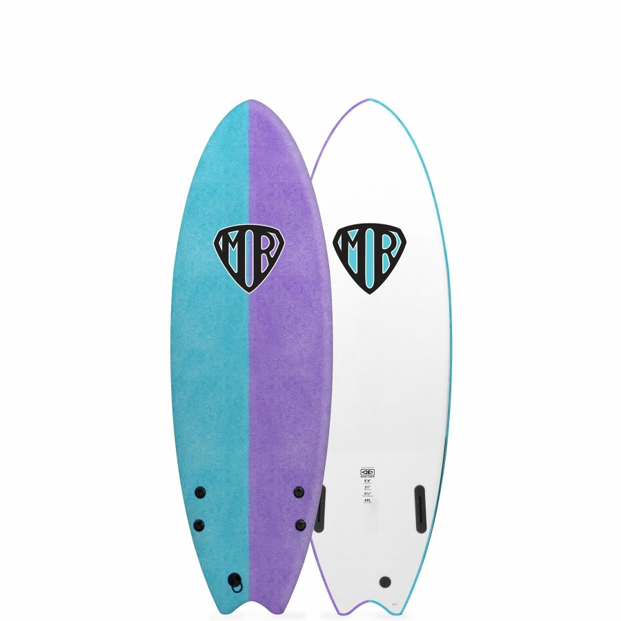 Soft Boards * | Online Discount Mr Ezi-Rider Twin Fin 5'6