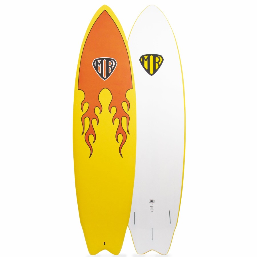 Soft Boards * | Online Discount Mr Epoxy Twin Fin Softboard 7'0