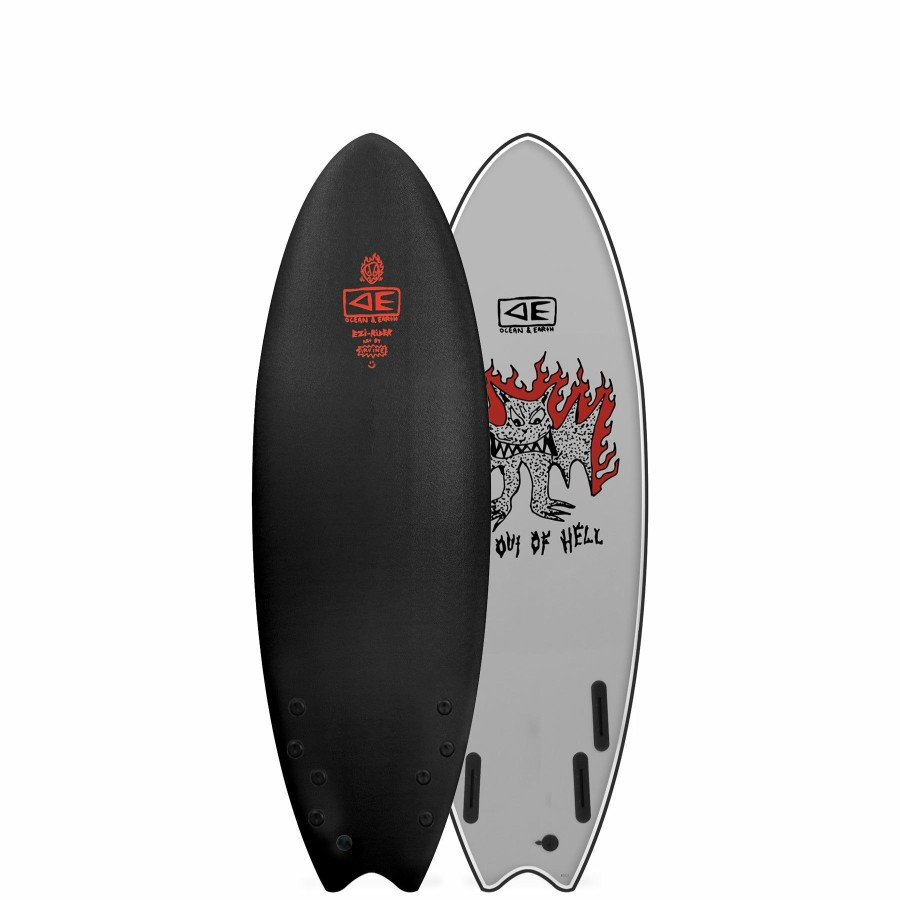 Soft Boards * | Popular Bat Outta Hell Ezi-Rider 5'6 Quad